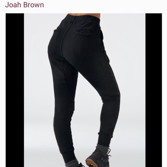 ☄️SOLD☄️JOAH BROWN Limited Edition Stadium Jogger Black S/M - Picture 3 of 7